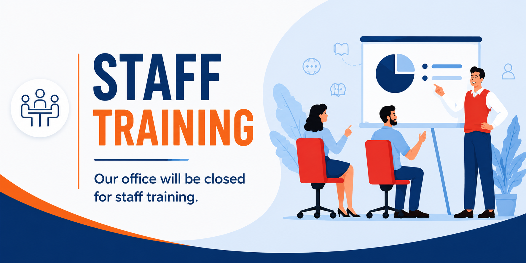 Office closed Wednesday September 16th for Staff Training