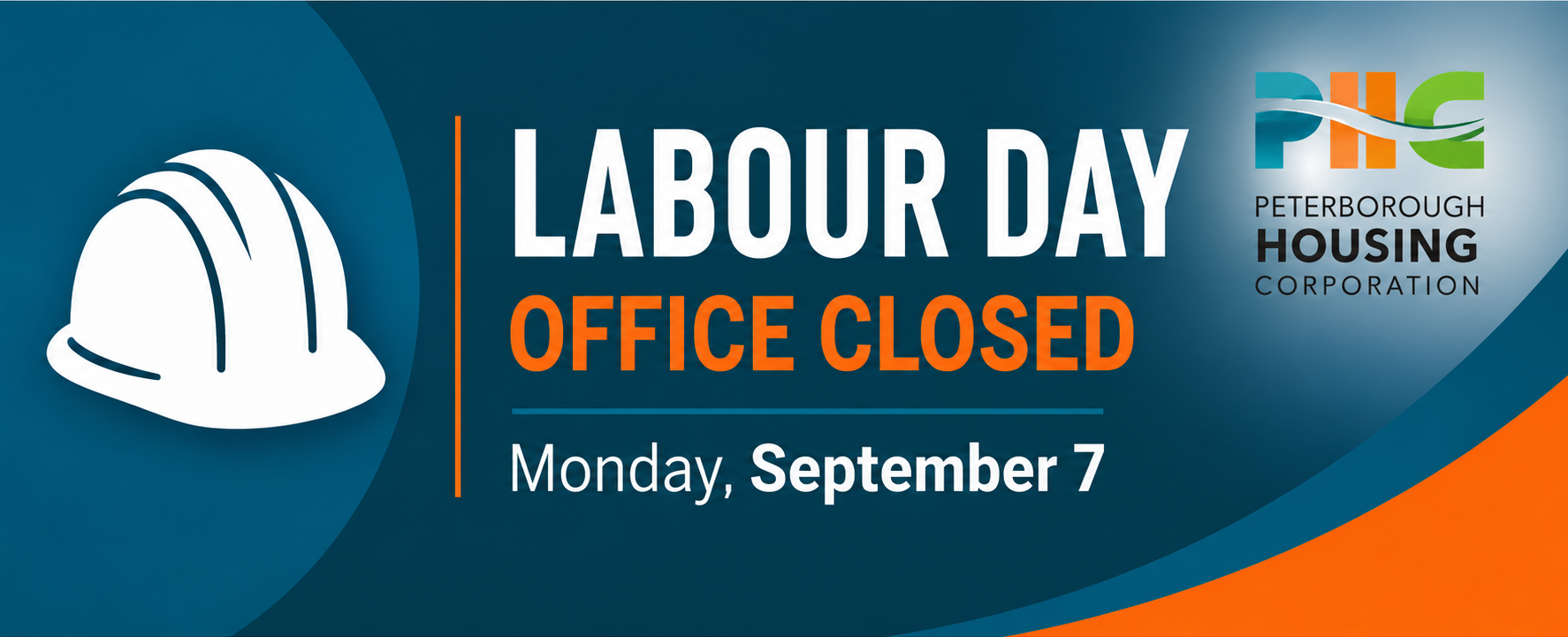 Office closed Monday September 7th for Labour Day